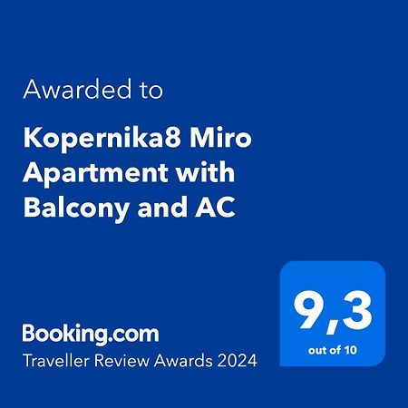 Kopernika8 Miro Apartment With Balcony And Ac 크라쿠프 외부 사진